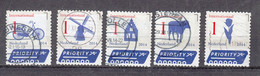 Nederland 2014 NVPH Nr Nr 3150 Tm 3154 Mi Nr 3204 - 3208 Iconen International  Mill, Ship, Bike, Cow, Tulp, House - Oblitérés