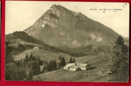 HBA-20  Les Clés Et Le Moléson, Alpages. Tampon Lac De Montsalvens Gruyère, Morel. Traces De Colle Au Dos - Autres & Non Classés