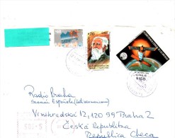 Chile - Postage Used Cover In Czech Rep. - Sud America