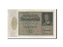 Billet, Allemagne, 10,000 Mark, 1922, 1922-01-19, KM:70, TTB+ - 10.000 Mark