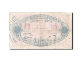Billet, France, 500 Francs, 500 F 1888-1940 ''Bleu Et Rose'', 1932, 1932-12-29 - 500 F 1888-1940 ''Bleu Et Rose''
