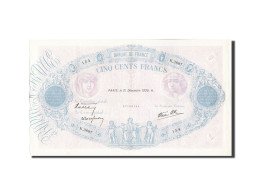 Billet, France, 500 Francs, 500 F 1888-1940 ''Bleu Et Rose'', 1939, 1939-12-21 - 500 F 1888-1940 ''Bleu Et Rose''