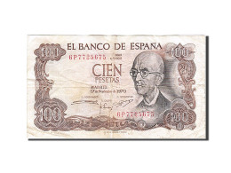 Billet, Espagne, 100 Pesetas, 1970-1971, 1970-11-17, KM:152a, TB - [ 4] 1975-…: Juan Carlos I.