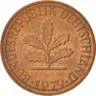 Monnaie, République Fédérale Allemande, 2 Pfennig, 1979, Stuttgart, TTB - 2 Pfennig