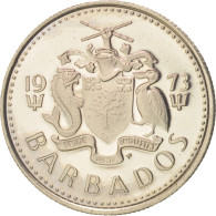 Monnaie, Barbados, 10 Cents, 1973, Franklin Mint, SPL, Copper-nickel, KM:12 - Barbados (Barbuda)