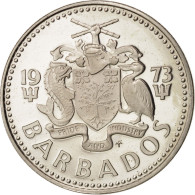 Monnaie, Barbados, 25 Cents, 1973, Franklin Mint, SPL, Copper-nickel, KM:13 - Barbados