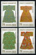 TURKEY 2005 (**) - Mi. 3439-42, Caftans Of The Sultans - Unused Stamps