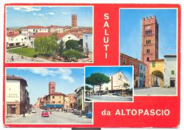 Delcampe - SALUTI DA ALTOPASCIO VIAGGIATA FG - Lucca