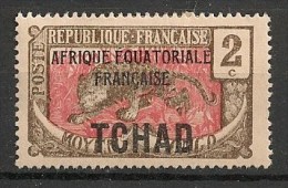 Timbres - France (ex-colonies Et Protectorats) - Tchad - 1922-1936 - 2 C. - Neuf Avec Trace De Charnière - - Neufs