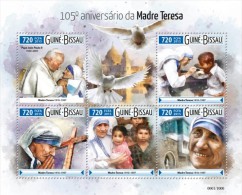 Guinea Bissau. 2015 Mother Teresa. (602a) - Mutter Teresa