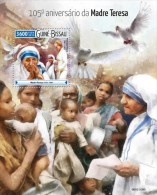 Guinea Bissau. 2015 Mother Teresa. (602b) - Mutter Teresa