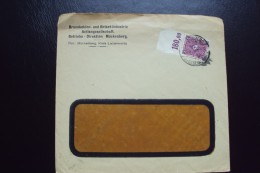 Duitsland D.Reich Muckenberg Braunkohlen Briket Industrie  3 - Storia Postale