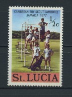 SAINT  LUCIA    1977    Carabbean  Boy Scout  Jamboree    1/2c  Scouts     MH - St.Lucia (...-1978)