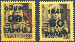 1945. Provisional Stamps (IV.) 3rd Edition :) - Abarten Und Kuriositäten