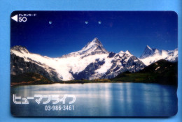 Japan Japon Telefonkarte Télécarte Phonecard - Berg Mountain Swiss Schweiz  Matterhorn - Montagnes