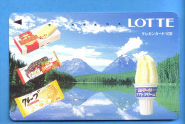 Japan Japon Telefonkarte Télécarte Phonecard - Berg Mountain Lotte - Bergen