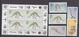 PGL CV074 - ALLEMAGNE ORIENTALE DDR Yv N°2924/28 ** ANIMAUX ANIMALS - Fossilien