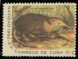(cl. 2 - P.59) Cuba ** N° 653 (ref. Michel Au Dos) Solenodon - - Ongebruikt