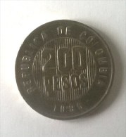 COLOMBIE - 200 PESOS 1995 - - Colombia