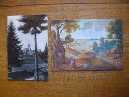 2 Cartes De Montfaucon-du-velay ,, La Chapelle - Montfaucon En Velay