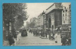 CPA 13 - Autobus Attelage La Porte Et Le Boulevard St-Martin PARIS Xème - Arrondissement: 10