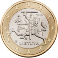 Litauen 2015    1 Euro   !!  Unc Uit De Rol - UNC Du Rouleaux  !! - Lithuania