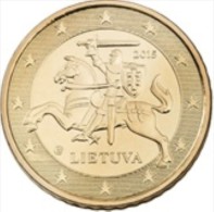Litauen 2015    50 Cent   !!  Unc Uit De Rol - UNC Du Rouleaux  !! - Lituanie