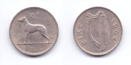 Ireland 6 Pence 1964 - Irlanda