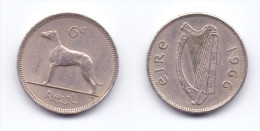 Ireland 6 Pence 1966 - Ireland
