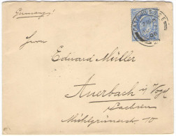 GB - Regno Unito - GREAT BRITAIN - 1906 - 2 1/2 Penny - Viaggiata Da Catford Per Auerbach/Vogtland, Germany - Cartas & Documentos