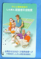 Japan Japon Telefonkarte Télécarte Phonecard -  Sport Tennis - Sport