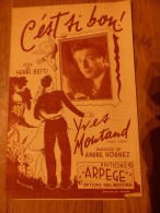 YVES MONTAND C EST SI BON - Libri Di Canti