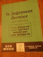 HUGUES AUFFRAY LE JUGEMENT DERNIER - Libri Di Canti