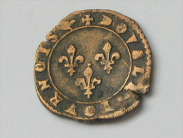 Joli Double Tournois à Identifier - HENRI IV ?  **** EN ACHAT IMMEDIAT ***** - 1589-1610 Enrico IV