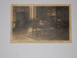 Carte Postale Ancienne : SAINT-PERAY : Hotel Roche, Bains Résineux, Le Salon, En 1949 - Saint Péray