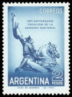 Argentina 0655 ** Foto Estandar. 1962 - Unused Stamps