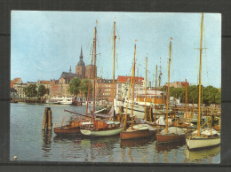 742 * STRALSUND * HAFEN MIT SEGELBOOTEN **!! - Stralsund