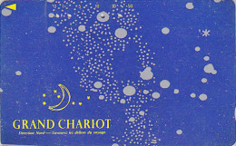 Télécarte Japon - Astronomie - ZODIAQUE - GRAND CHARIOT / FRANCE Related - Horoscope ZODIAC Japan Phonecard - 782 - Astronomy