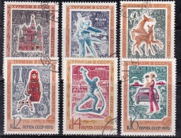 Russie 1970 N°Y.T. :  3670 à 3675 Obl. - Used Stamps