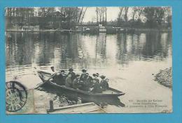 CPA 20 - Barque Bords De Seine Vers NANTERRE Le Passeur à L'Ile Fleurie 92 - Nanterre