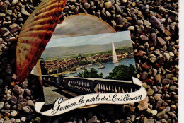 Genève La Rade Depuis Cologny Expédiée De Monnetier " La Perle Du Lac Léman " - Cologny