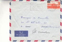 République Du Congo - Lettre De 1970 °  - Palais De La Nation - Oblitération Lubumbashi - Gebraucht