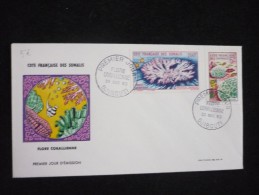 FDC Flore Coralienne 30/11/1963 Djibouti Bis - Covers & Documents