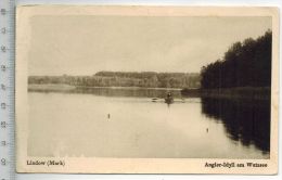 Lindow(Mark) Angler-Idyll Am Wutzsee 1933, Verlag: Karl Ellings, Ohne Frankatur,  Stempel,  Erhaltung: I-II, - Lindow