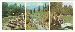 Kindergarten Of Almaty Cotton Mill - Mountains - Pedalos - Almaty - Alma-Ata - 1980 - Kazakhstan USSR - Unused - Kazachstan