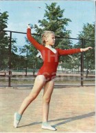 Girl - Ball - Gymnastics In The School - Children - 1973 - Russia USSR - Unused - Gymnastik