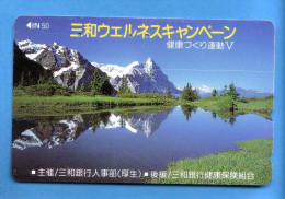 Japan Japon Telefonkarte Télécarte Phonecard -  Berg Mountain - Mountains