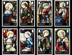 Jersey  2015  Christmas Kerstmis Noell   Stained Glass        Postfris/mnh/neuf - Nuevos