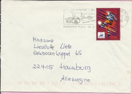 Letter - Narbonne-Plage, 300 Jours De Soleil / 300 Days Of Sunshine,19.2.1998., France (stamp France 98) - Sonstige & Ohne Zuordnung