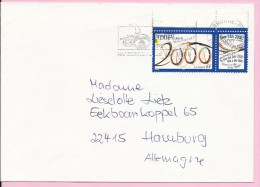 Letter - Narbonne-Plage, 300 Jours De Soleil / 300 Days Of Sunshine,24.1.2000., France (stamp Happy New Year) - Autres & Non Classés